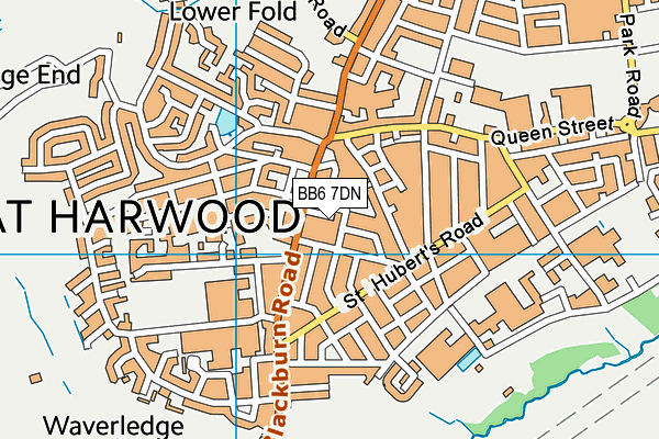 BB6 7DN map - OS VectorMap District (Ordnance Survey) BB6 7DN map - OS VectorMap District (Ordnance Survey)