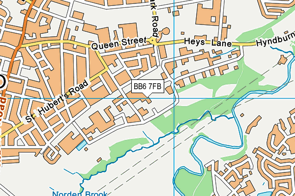 BB6 7FB map - OS VectorMap District (Ordnance Survey) BB6 7FB map - OS VectorMap District (Ordnance Survey)