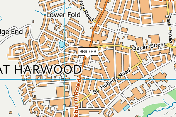 BB6 7HB map - OS VectorMap District (Ordnance Survey) BB6 7HB map - OS VectorMap District (Ordnance Survey)