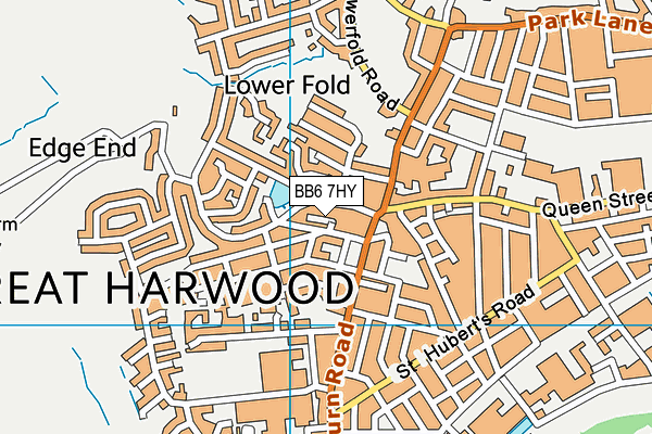 BB6 7HY map - OS VectorMap District (Ordnance Survey) BB6 7HY map - OS VectorMap District (Ordnance Survey)
