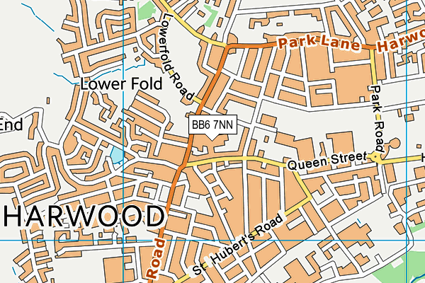 BB6 7NN map - OS VectorMap District (Ordnance Survey)