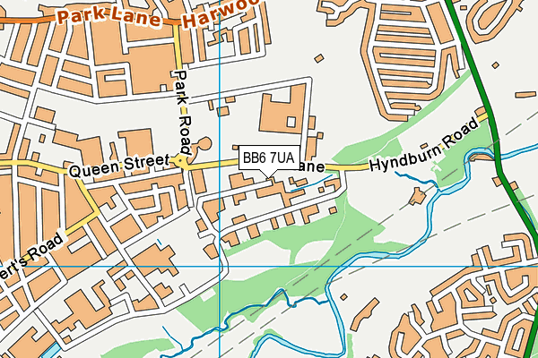 BB6 7UA map - OS VectorMap District (Ordnance Survey) BB6 7UA map - OS VectorMap District (Ordnance Survey)