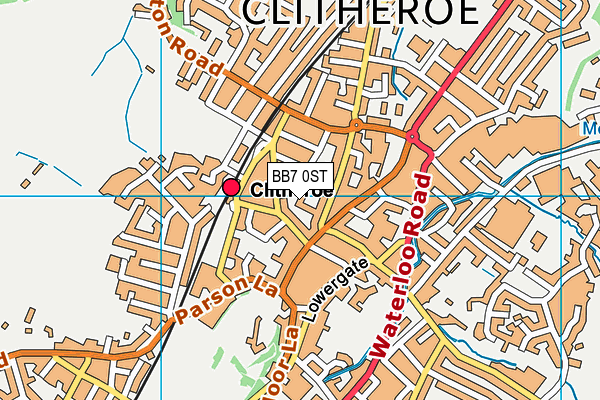 BB7 0ST map - OS VectorMap District (Ordnance Survey) BB7 0ST map - OS VectorMap District (Ordnance Survey)