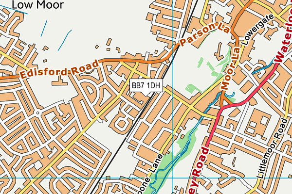 BB7 1DH map - OS VectorMap District (Ordnance Survey) BB7 1DH map - OS VectorMap District (Ordnance Survey)