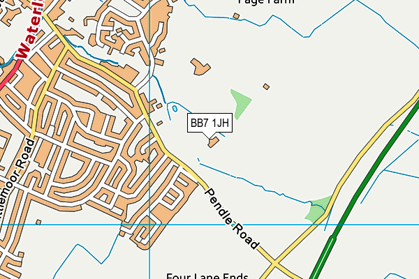 BB7 1JH map - OS VectorMap District (Ordnance Survey) BB7 1JH map - OS VectorMap District (Ordnance Survey)