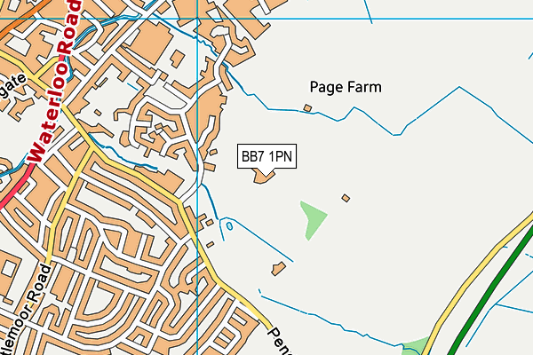 BB7 1PN map - OS VectorMap District (Ordnance Survey) BB7 1PN map - OS VectorMap District (Ordnance Survey)