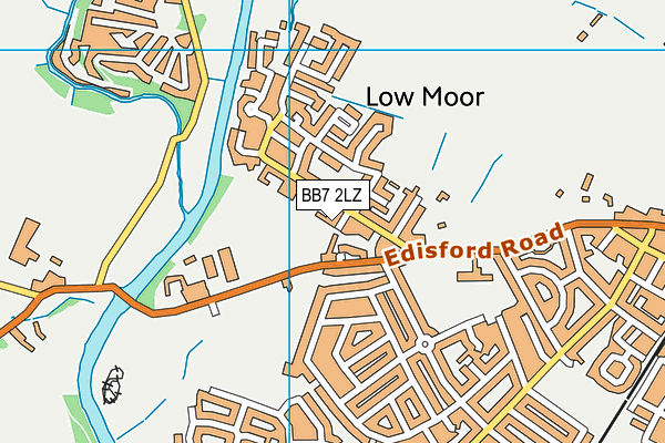 BB7 2LZ map - OS VectorMap District (Ordnance Survey) BB7 2LZ map - OS VectorMap District (Ordnance Survey)