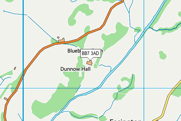BB7 3AD map - OS VectorMap District (Ordnance Survey) BB7 3AD map - OS VectorMap District (Ordnance Survey)