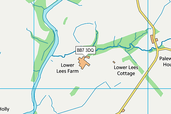 BB7 3DQ map - OS VectorMap District (Ordnance Survey) BB7 3DQ map - OS VectorMap District (Ordnance Survey)