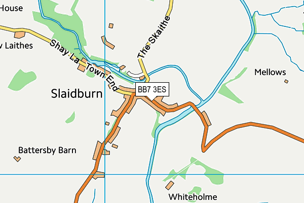 BB7 3ES map - OS VectorMap District (Ordnance Survey) BB7 3ES map - OS VectorMap District (Ordnance Survey)