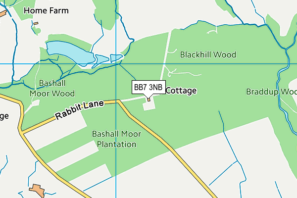 BB7 3NB map - OS VectorMap District (Ordnance Survey) BB7 3NB map - OS VectorMap District (Ordnance Survey)
