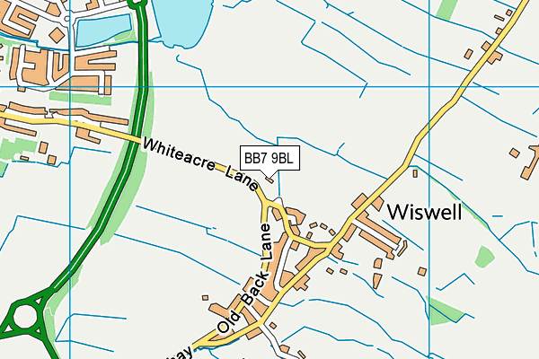 BB7 9BL map - OS VectorMap District (Ordnance Survey) BB7 9BL map - OS VectorMap District (Ordnance Survey)