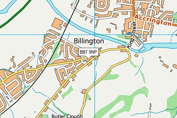 BB7 9NP map - OS VectorMap District (Ordnance Survey) BB7 9NP map - OS VectorMap District (Ordnance Survey)