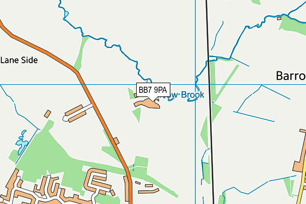 BB7 9PA map - OS VectorMap District (Ordnance Survey) BB7 9PA map - OS VectorMap District (Ordnance Survey)