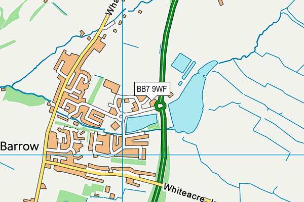 BB7 9WF map - OS VectorMap District (Ordnance Survey) BB7 9WF map - OS VectorMap District (Ordnance Survey)