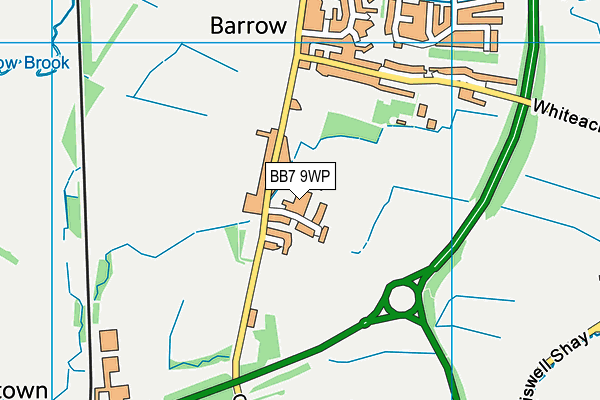 BB7 9WP map - OS VectorMap District (Ordnance Survey) BB7 9WP map - OS VectorMap District (Ordnance Survey)