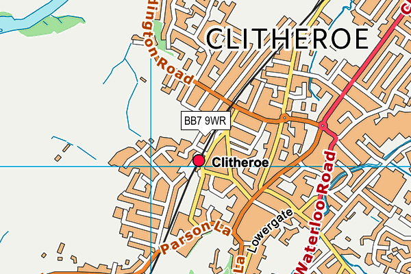 BB7 9WR map - OS VectorMap District (Ordnance Survey) BB7 9WR map - OS VectorMap District (Ordnance Survey)