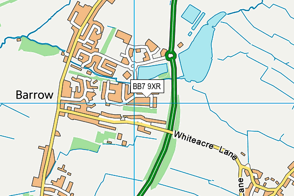 BB7 9XR map - OS VectorMap District (Ordnance Survey) BB7 9XR map - OS VectorMap District (Ordnance Survey)