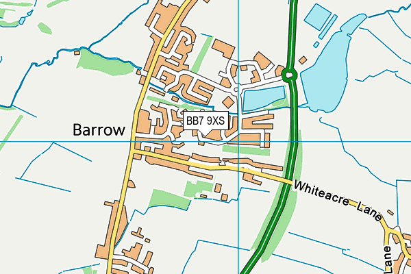 BB7 9XS map - OS VectorMap District (Ordnance Survey) BB7 9XS map - OS VectorMap District (Ordnance Survey)