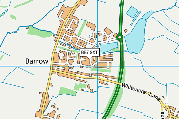 BB7 9XT map - OS VectorMap District (Ordnance Survey) BB7 9XT map - OS VectorMap District (Ordnance Survey)