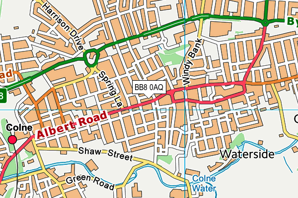 BB8 0AQ map - OS VectorMap District (Ordnance Survey) BB8 0AQ map - OS VectorMap District (Ordnance Survey)