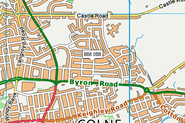 BB8 0BB map - OS VectorMap District (Ordnance Survey) BB8 0BB map - OS VectorMap District (Ordnance Survey)