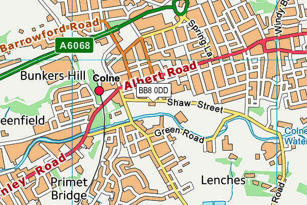 BB8 0DD map - OS VectorMap District (Ordnance Survey) BB8 0DD map - OS VectorMap District (Ordnance Survey)