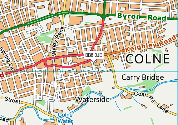 BB8 0JE map - OS VectorMap District (Ordnance Survey) BB8 0JE map - OS VectorMap District (Ordnance Survey)