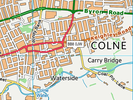 BB8 0JW map - OS VectorMap District (Ordnance Survey) BB8 0JW map - OS VectorMap District (Ordnance Survey)
