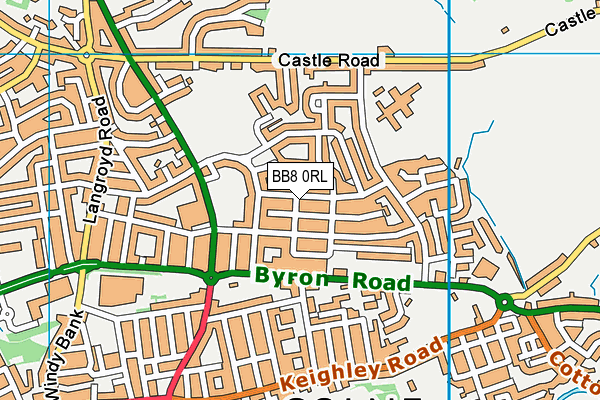 BB8 0RL map - OS VectorMap District (Ordnance Survey) BB8 0RL map - OS VectorMap District (Ordnance Survey)