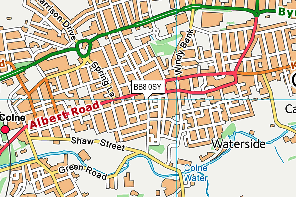 BB8 0SY map - OS VectorMap District (Ordnance Survey) BB8 0SY map - OS VectorMap District (Ordnance Survey)