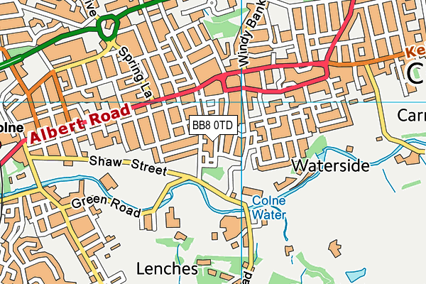 BB8 0TD map - OS VectorMap District (Ordnance Survey) BB8 0TD map - OS VectorMap District (Ordnance Survey)