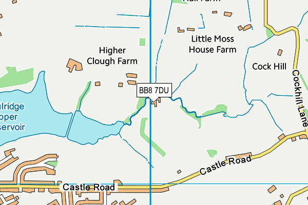BB8 7DU map - OS VectorMap District (Ordnance Survey) BB8 7DU map - OS VectorMap District (Ordnance Survey)
