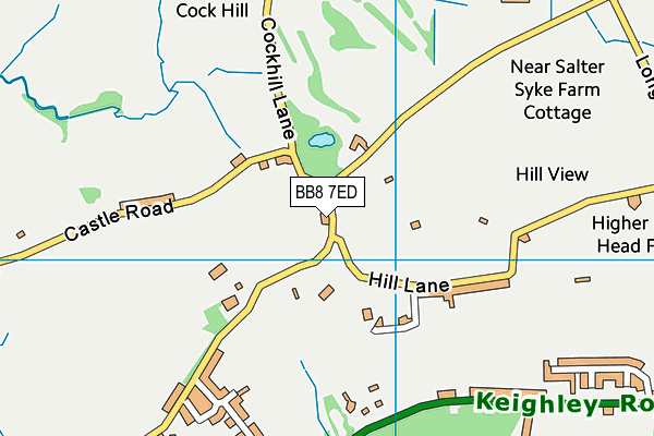 BB8 7ED map - OS VectorMap District (Ordnance Survey) BB8 7ED map - OS VectorMap District (Ordnance Survey)