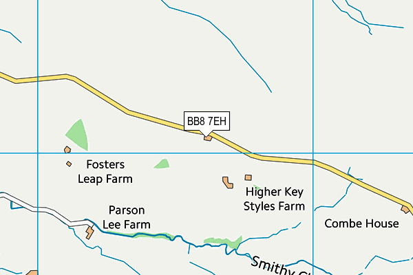 BB8 7EH map - OS VectorMap District (Ordnance Survey) BB8 7EH map - OS VectorMap District (Ordnance Survey)