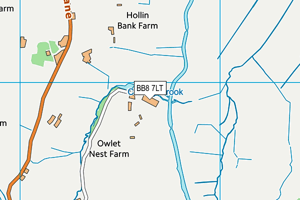 BB8 7LT map - OS VectorMap District (Ordnance Survey) BB8 7LT map - OS VectorMap District (Ordnance Survey)