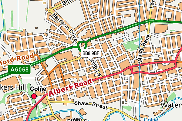 BB8 9BF map - OS VectorMap District (Ordnance Survey) BB8 9BF map - OS VectorMap District (Ordnance Survey)