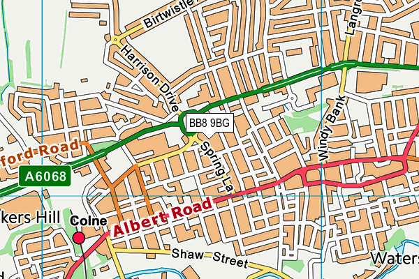 BB8 9BG map - OS VectorMap District (Ordnance Survey) BB8 9BG map - OS VectorMap District (Ordnance Survey)
