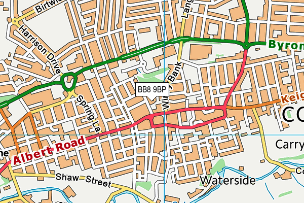 BB8 9BP map - OS VectorMap District (Ordnance Survey) BB8 9BP map - OS VectorMap District (Ordnance Survey)