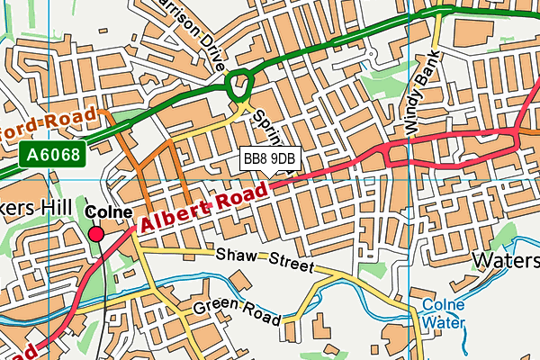 BB8 9DB map - OS VectorMap District (Ordnance Survey) BB8 9DB map - OS VectorMap District (Ordnance Survey)