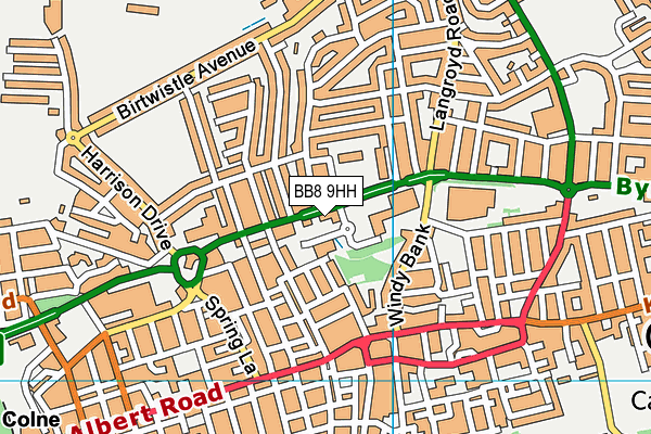 BB8 9HH map - OS VectorMap District (Ordnance Survey) BB8 9HH map - OS VectorMap District (Ordnance Survey)