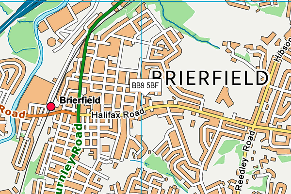 BB9 5BF map - OS VectorMap District (Ordnance Survey) BB9 5BF map - OS VectorMap District (Ordnance Survey)