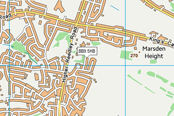 BB9 5HB map - OS VectorMap District (Ordnance Survey) BB9 5HB map - OS VectorMap District (Ordnance Survey)