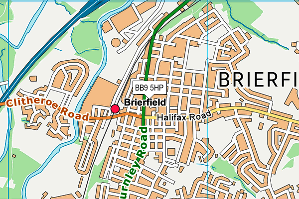BB9 5HP map - OS VectorMap District (Ordnance Survey) BB9 5HP map - OS VectorMap District (Ordnance Survey)