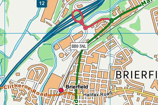 BB9 5NL map - OS VectorMap District (Ordnance Survey) BB9 5NL map - OS VectorMap District (Ordnance Survey)