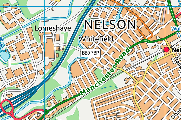 BB9 7BP map - OS VectorMap District (Ordnance Survey) BB9 7BP map - OS VectorMap District (Ordnance Survey)