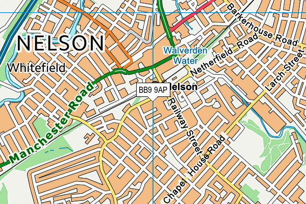BB9 9AP map - OS VectorMap District (Ordnance Survey) BB9 9AP map - OS VectorMap District (Ordnance Survey)