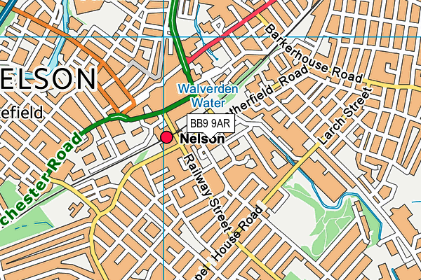 BB9 9AR map - OS VectorMap District (Ordnance Survey) BB9 9AR map - OS VectorMap District (Ordnance Survey)