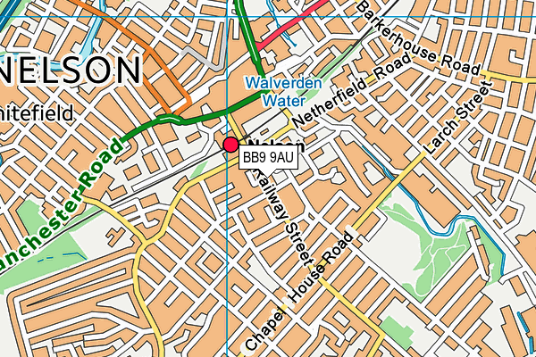 BB9 9AU map - OS VectorMap District (Ordnance Survey) BB9 9AU map - OS VectorMap District (Ordnance Survey)