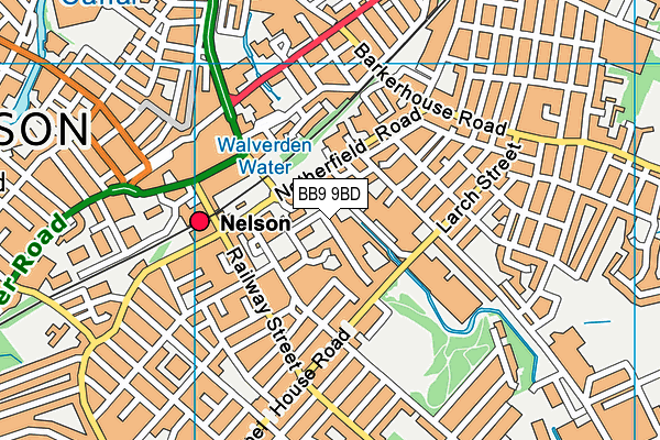 BB9 9BD map - OS VectorMap District (Ordnance Survey) BB9 9BD map - OS VectorMap District (Ordnance Survey)